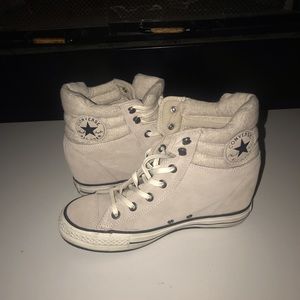 Women’s Tan Converse Wedges